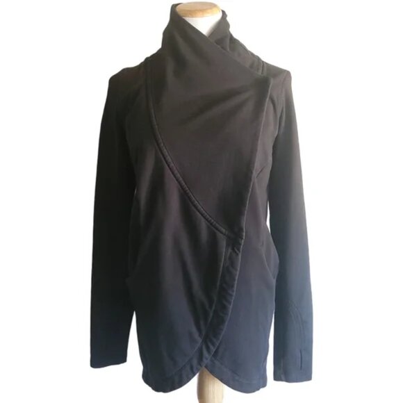 Lululemon Womens That’s A Wrap Cardigan Sweater Stretch French Terry Size 8 - Picture 8 of 11